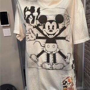 Dust of Gods 1:1 Mickey Mouse oversized unisex tshirt S